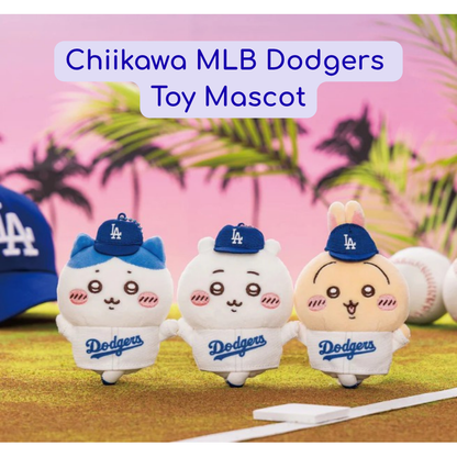 Chiikawa x MLB Dodgers Plushie Mascot