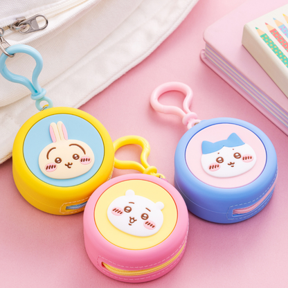 [PRE-ORDER] Chiikawa Round Mini Silicone Pouch